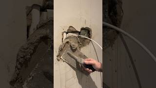 How to fill  hole in concrete wall #shorts #diy
