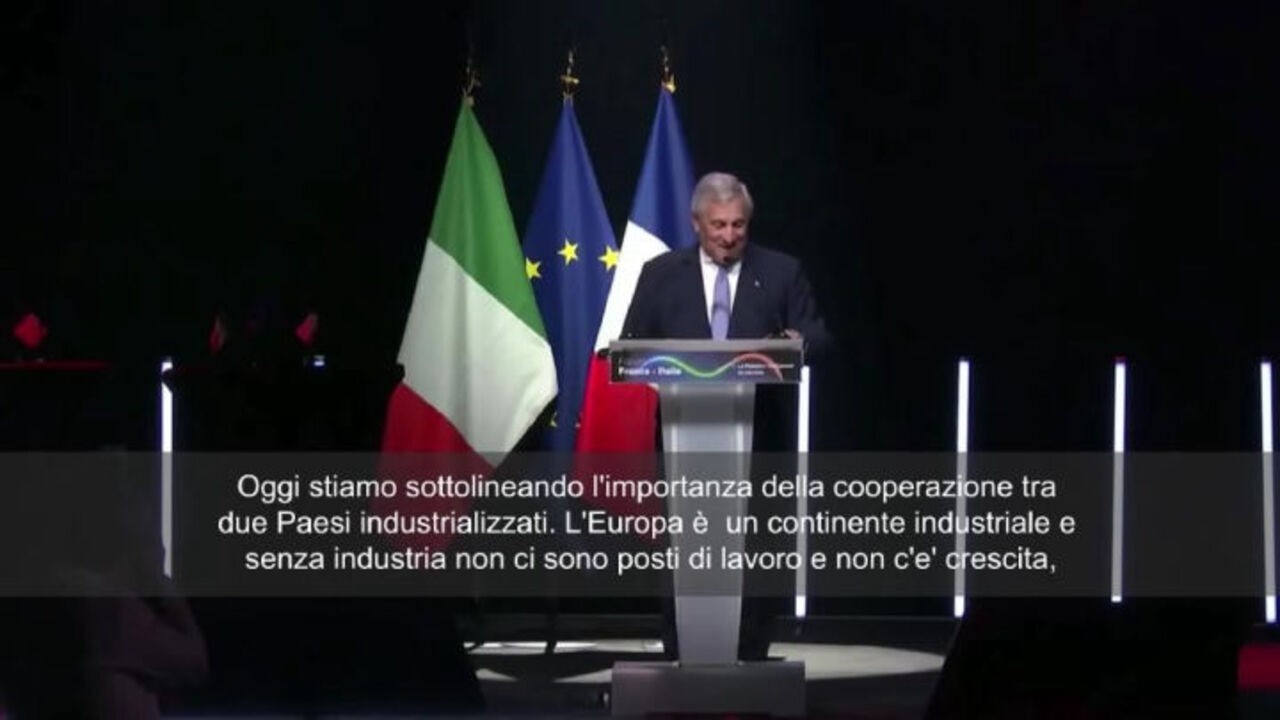 Tajani a Business Forum Italia-Francia: Senza industria non c'è crescita, dobbiamo lottare in Ue