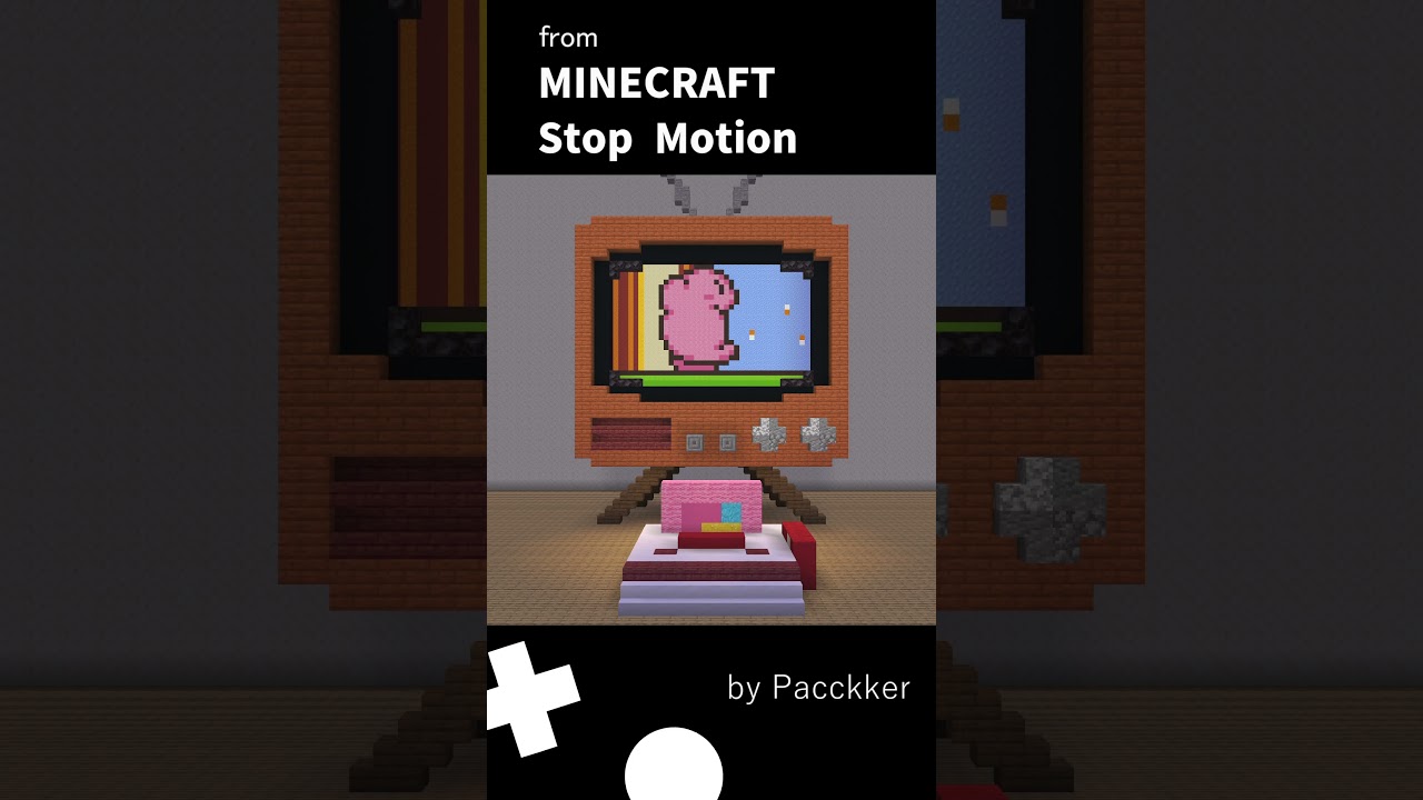 RETRO GAMES (Minecraft Stop Motion) #shorts