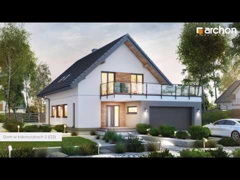 Dom w kokoryczkach 2 (G2) - Idealny na wąską działkę I ARCHON+ Projekty Domów