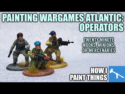 Henchmen and Heavies - Painting WGA's Operators [How I Paint Things]