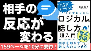 【本要約】「お前の言うことはわけがわからん! 」と言わせないロジカルな話し方超入門（著者；別所　栄吾氏）