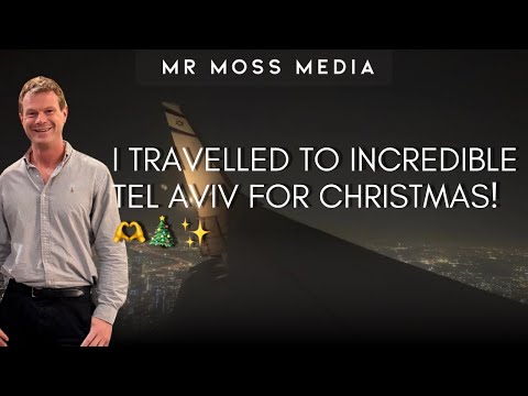 Traveling to Tel Aviv, Israel for a quick Christmas holiday 🎄 🇮🇱