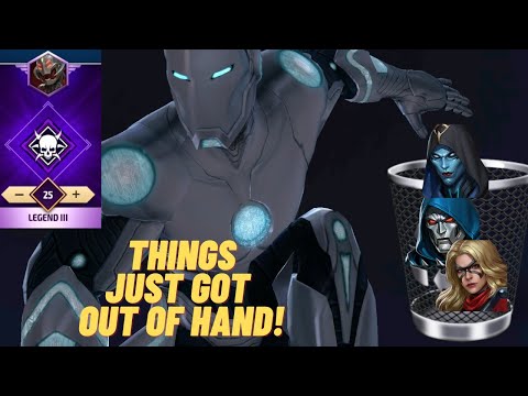 LVL 80 SUPERIOR IRON MAN COMPLETELY DESTROYS ULTRON 25!! (Mighty Energy CTP) - Marvel Future Fight