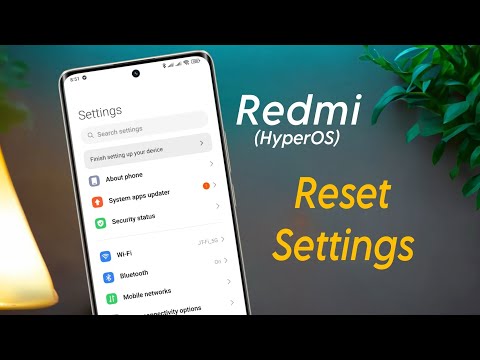 How to Reset Settings in Redmi Phone (HyperOS) | Redmi Phone me Phone Settings Reset Kaise Kare