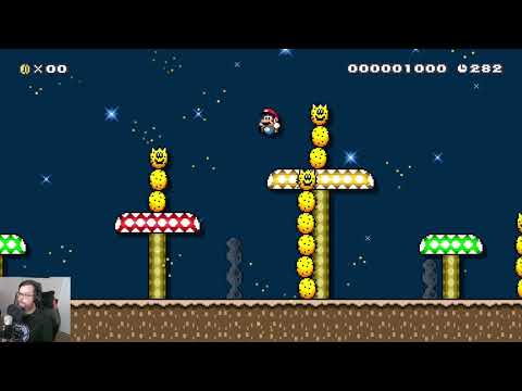 Super Mario Maker 2 - 1-3 Mirage Desert Sandstorm by Jonny0514