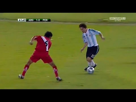 Messi Dribbling Masterclass vs Peru (WCQ) (Home) 2009-10 English Commentary