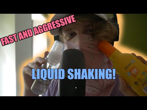 ASMR Fast And Slow Liquid Shaking Sounds To Cool You Down :)