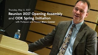 Reunion 2017 Kickoff and ODK Spring Initiation with Marc Conner