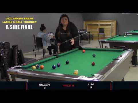 2020 Smoke Break Billiard Ladies 8 Ball Tournament --- ELITE 8 Part 6