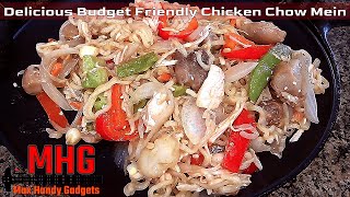 Delicious Budget Friendly Chicken Chow Mein with Canned Chicken