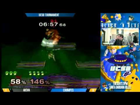 UCSB Black 'n Blue (1/26/16) - Akiva (Marth) vs Chumpis (Falcon)