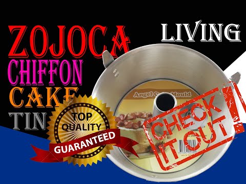 Best Angel Food Cake Pan Chiffon Cake Tin 25.4cm 10in Lightweight Aluminium with Legs | Shoppinggalore9123 0 | Shoppinggalore9123