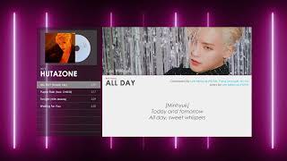 [Eng Lyrics] BTOB (Lee Minhyuk 이민혁) - ALL DAY (Korean Ver.) | HUTAZONE (2019)