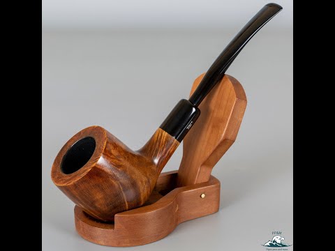 Rare Stanwell 2nd Danske Club Naturel Smooth Bent Pot Army Mount (702)