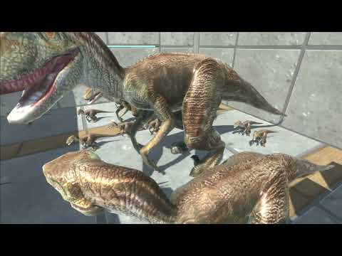 Escape from Deadly Mosasaurus - Animal Revolt Battle Simulator velociraptor arbs