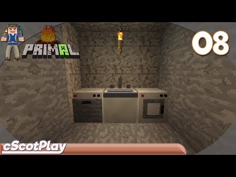 PRIMAL Minecraft w/ cScot : Ep 08 – Creature Comforts – Let’s Play