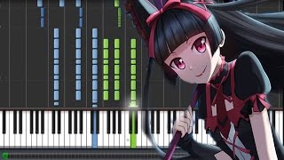 GATE: Jieitai Kanochi nite, Kaku Tatakaeri Season 2 OP - GATE II: Sekai wo Koete (Piano Synthesia)
