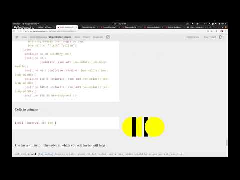 Practicalli Clojure 25 - Maria.cloud shapes and animation
