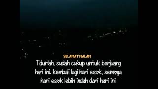 Download lagu STORY WA KEREN !! STATUS WA LAGU KEKINIAN SELAMAT MALAM || STORY WA 30 DETIK mp3