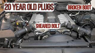 Ignition service on a V12 BMW - Project E38 V12 Episode 3