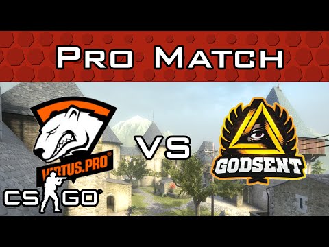 Virtus.Pro vs GODSENT from ESL Pro League Wildcard Qualifier