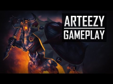 Arteezy (Dragon Knight) - Gameplay Dota 2