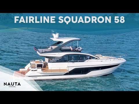 Fairline Yachts - Squadron 58 - boat tour esterni e cabine