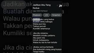 Download lagu DJ JADIKAN AKU YANG KEDUA mp3
