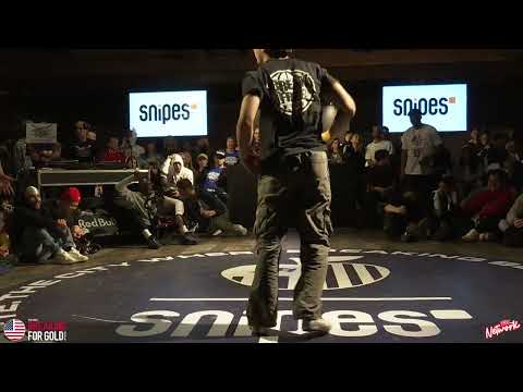 Frankie Vs Valencio- B-Boy Top 16 -The Big Apple Regionals-Snipes USA-Breaking For Gold USA - BNC