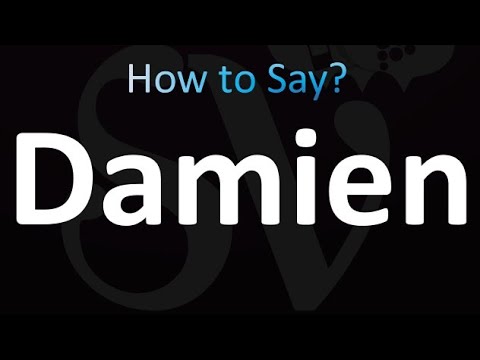 How to Pronounce Damien (correctly!)