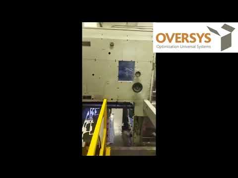 VIDEO 1 OVERSYS U62851022 BOBST AUTOPLATEN 142 ER FLAT BED DIE CUTTER