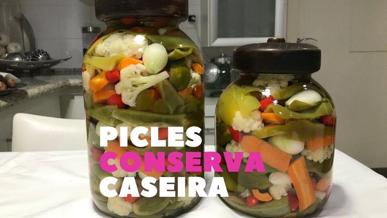 Picles | Conserva Caseira | Como Fazer e Dica Para Não Estragar | Delícias da Eleni