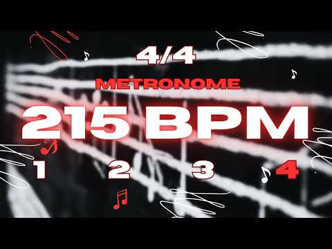 215 BPM - 4/4 Metronome