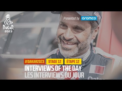 Interview of the day presented by Aramco - Stage 12  - #Dakar2023