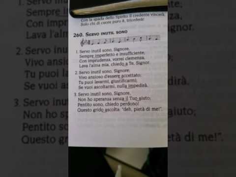 Sou servo inútil - 260 Hinario 5 em Italiano CCB (cover)