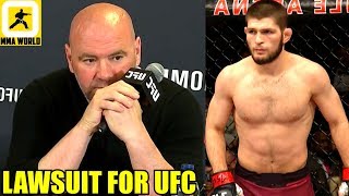 I'll take UFC to the court and make living hell for them,Khabib will beat Tony,Dustin,Al in 1 night