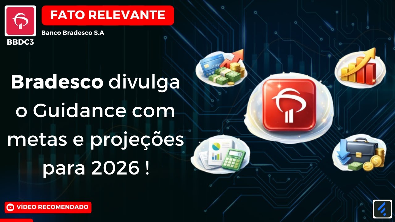 Guia de Projeções Bradesco (BBDC3): O que esperar do Guidance para 2026