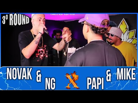 MIKE E PAPI X NOVAK E NG | PRIMEIRA FASE | EDIÇÃO DE DUPLAS | TERCEIRO ROUND