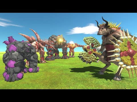 Golem of Evolution VS Minotaur of Evolution - Animal Revolt Battle Simulator