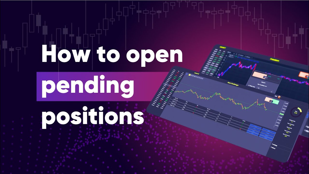 How to open pending positions on Levels