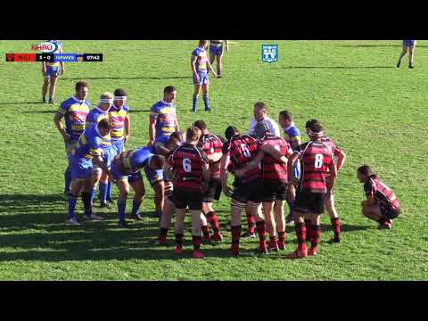 2018 NHRU Round 4 Premier 1   Singleton Bulls v Hamilton Hawks