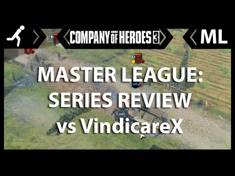 Armless Guy Plays CoH 3 - Master League #2 - SERIES REVIEW vs VindicareX