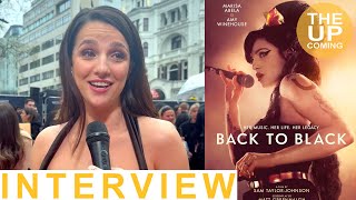 Marisa Abela interview on Back to Black, Amy Winehouse biopic at London premiere