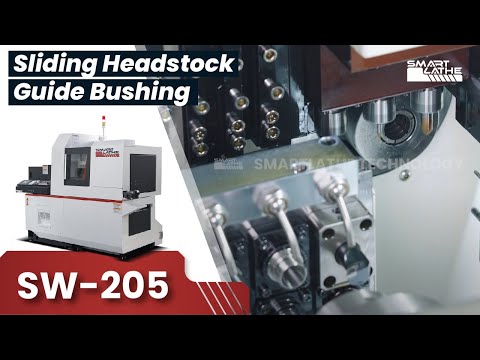 What does Sliding head CNC lathe work | Swiss Type CNC Lathe with Sliding Headstock & Guide Bushing.