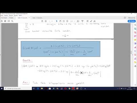 Otomatik Kontrol DERS-10 | BODE DİYAGRAMLARI