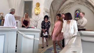 Tiffany’s christening ceremony