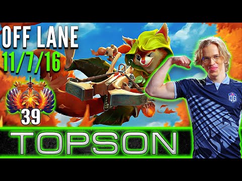Topson  [ Hoodwink ]  Off Lane Pro Gameplay  [ Patch 7.32c ]  Dota 2 Full Game
