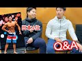 【筋トレ】関西オープンフィジーク 三冠王の西崎空良さんとQ&A！トレーニングの分割法、減量について。〜前編〜
