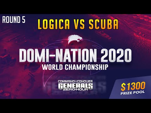 $1300 DOMI-NATION Tournament - Round 5 - Logica vs Scuba - Generals Zero Hour Online Multiplayer